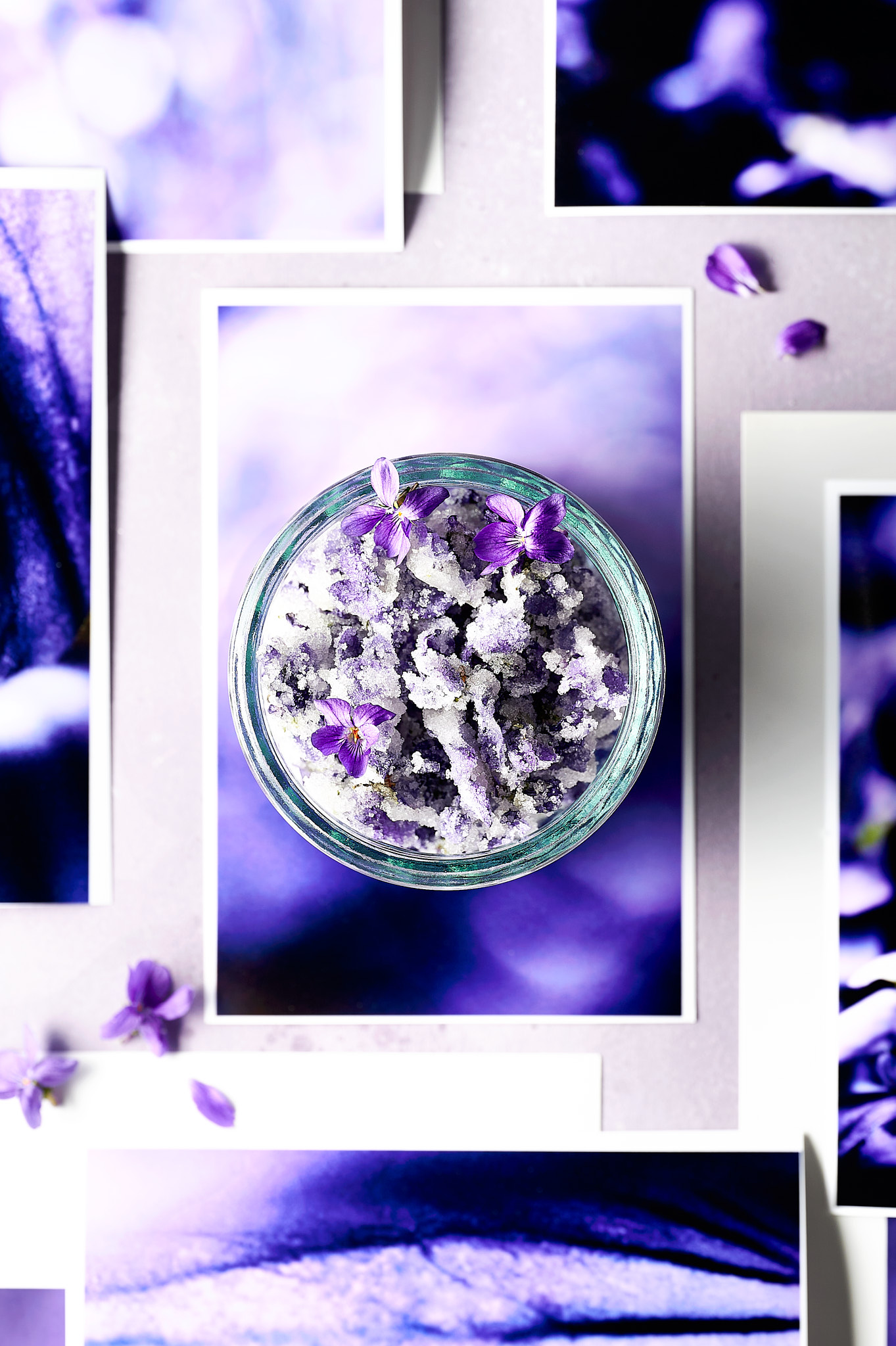 Violettes cristallisées