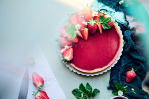 Tarte fraises et citron