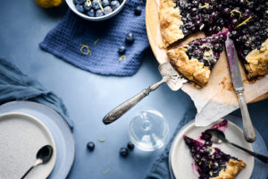Tarte rustique myrtilles